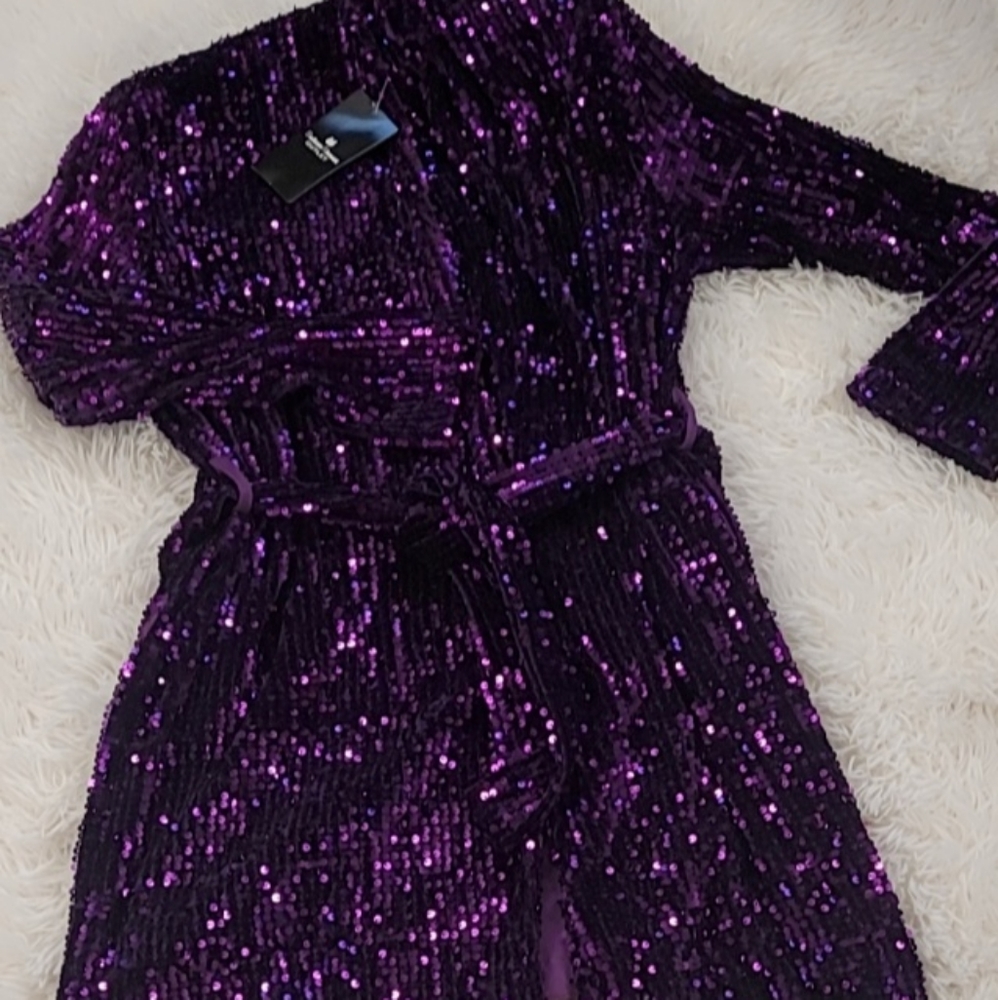 Very elegant and beautiful shiny velvet women's dress